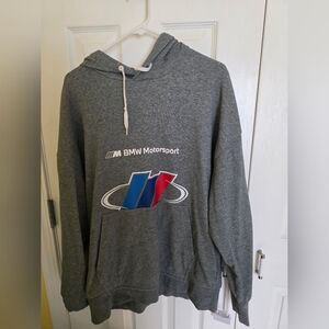 BMW Motorsport Gray and Blue Sweater